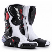 Мотоботы Pro Biker B1001 белые