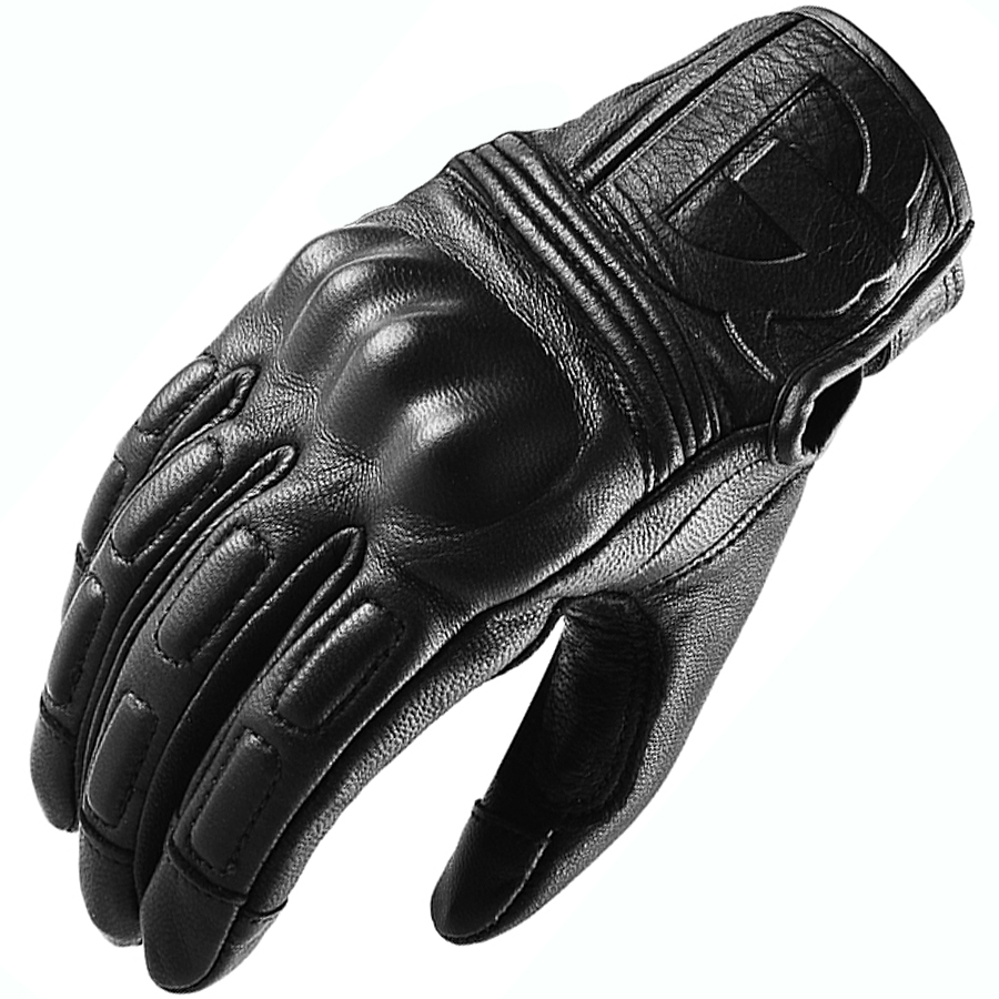 Мотоперчатки кожаные Ghost Racing ST-8 Leather Black