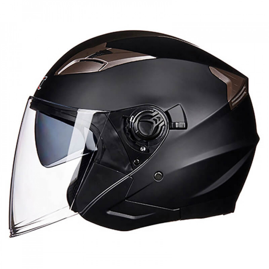 Мотошлем открытый GXT 708 черный матовый